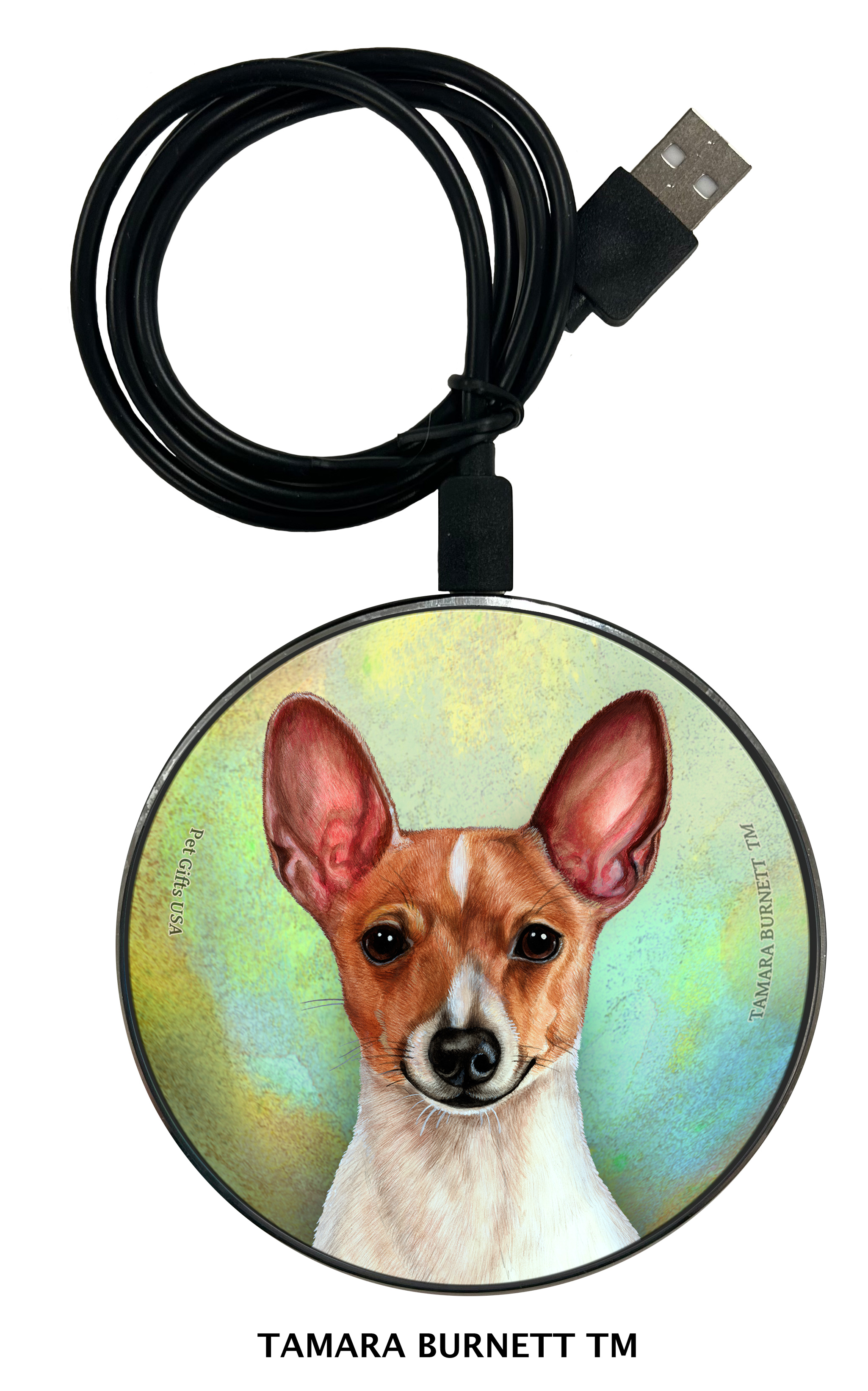Toy Fox Terrier Red and White - Zoomies Phone Charger image